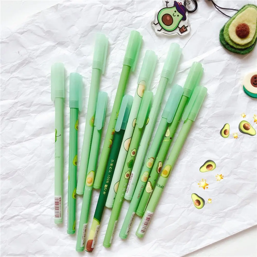 Гелевая ручка кавайные ручки с фруктовым узором 0 5 мм 2 шт.| |