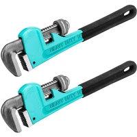 8 10 12 14 pipe wrench heavy duty quick plumbing pipe adjustable wrench spanner universal water pipe clamp pliers hand tool