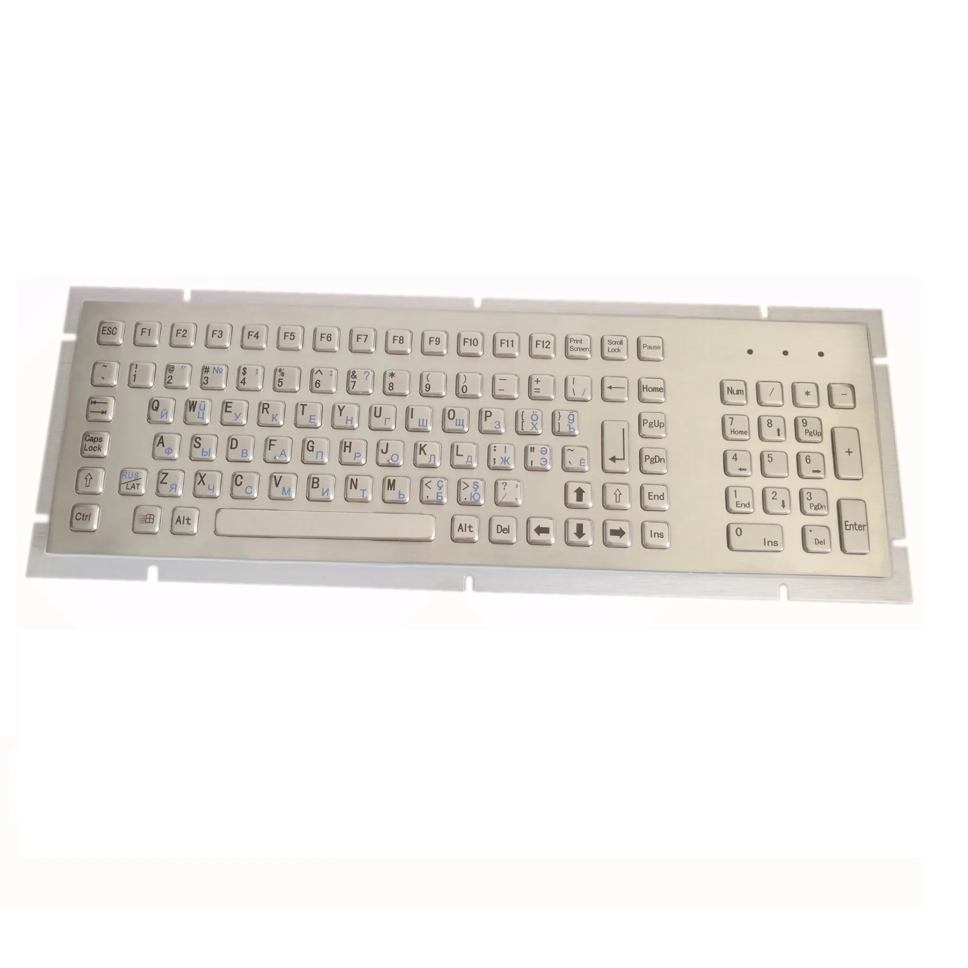 103 клавиш NEMA 4/4x или IP65 промышленный/Киоск металлический ПК клавиатура с металлическим корпусом из нержавеющей стали для станка с ЧПУ, Платформа Управления