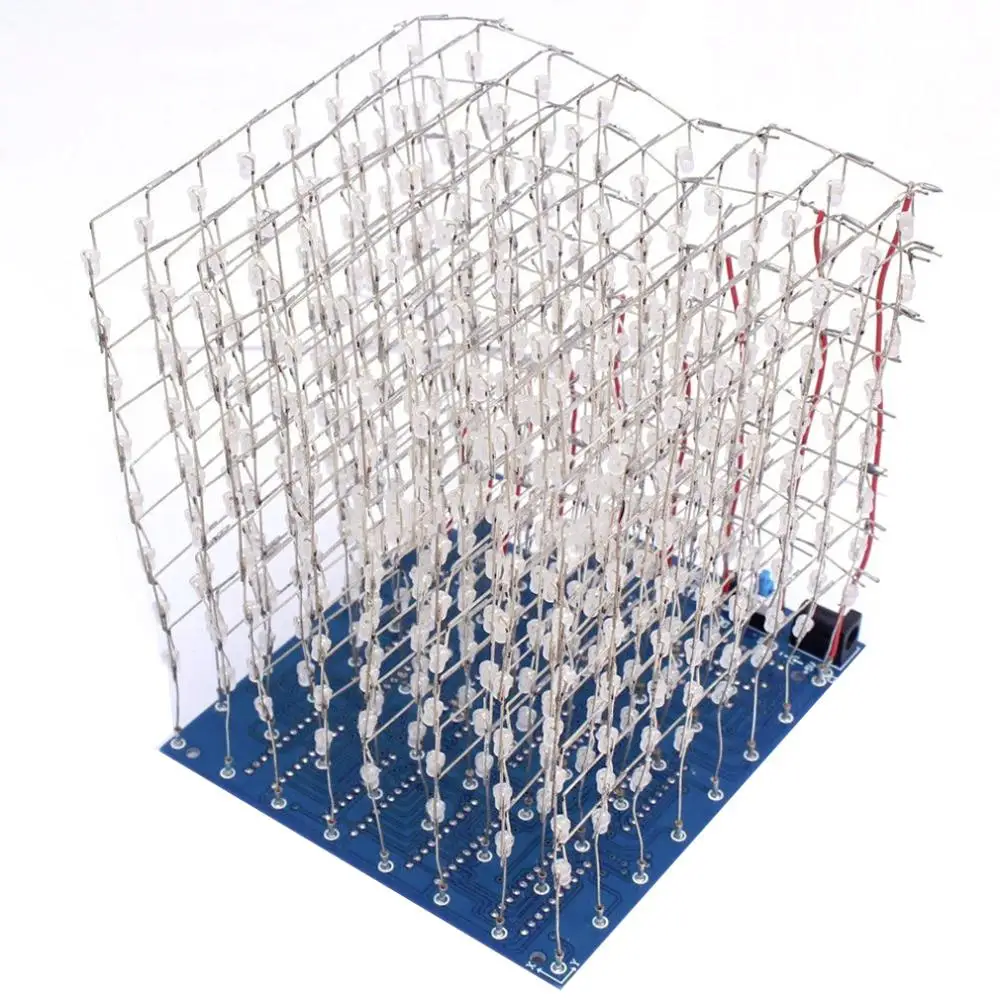 3d светодиодный Видеокуб 8x8x8 светильник новые позиции печатной платы Новинка