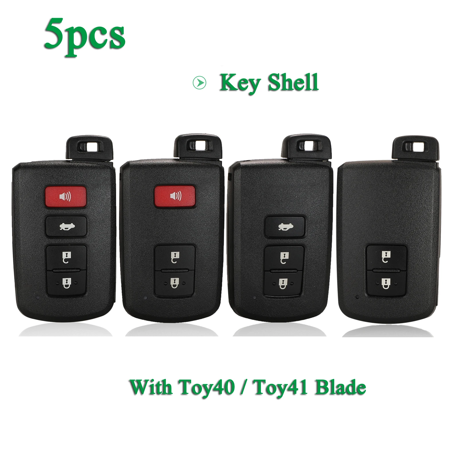 

Ключи дистанционного управления для Toyota Avalon Camry, RAV4, Corolla, Highlander, 2/3/4 кнопки, 5 шт.