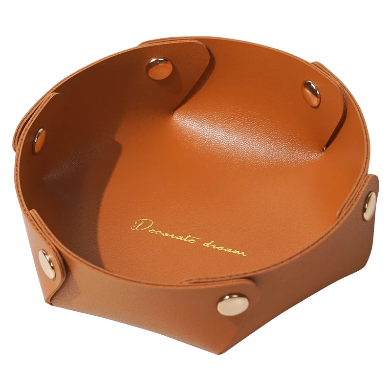 Настольная кожаная Магнитная косметика для ювелирных изделий крыльцо контейнер