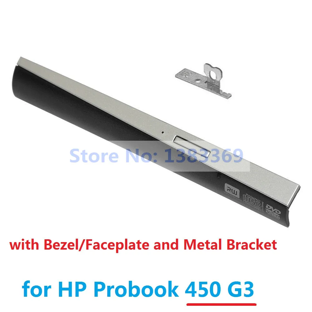 SATA 2-й жесткий диск HDD SSD модуль Оптический отсек Caddy Рамка адаптер для HP ProBook 450 G3 (не