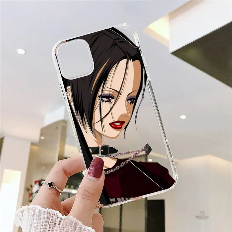 

NaNa osaki comics cartoon girl Phone Cases Transparent for iPhone 6 7 8 11 12 s mini pro X XS XR MAX Plus SE cover funda