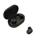 Беспроводные наушники E6S TWS с поддержкой Bluetooth 5,0, миниатюрные спортивные наушники с сильными басами и цифровым дисплеем, наушники-вкладыши для телефона