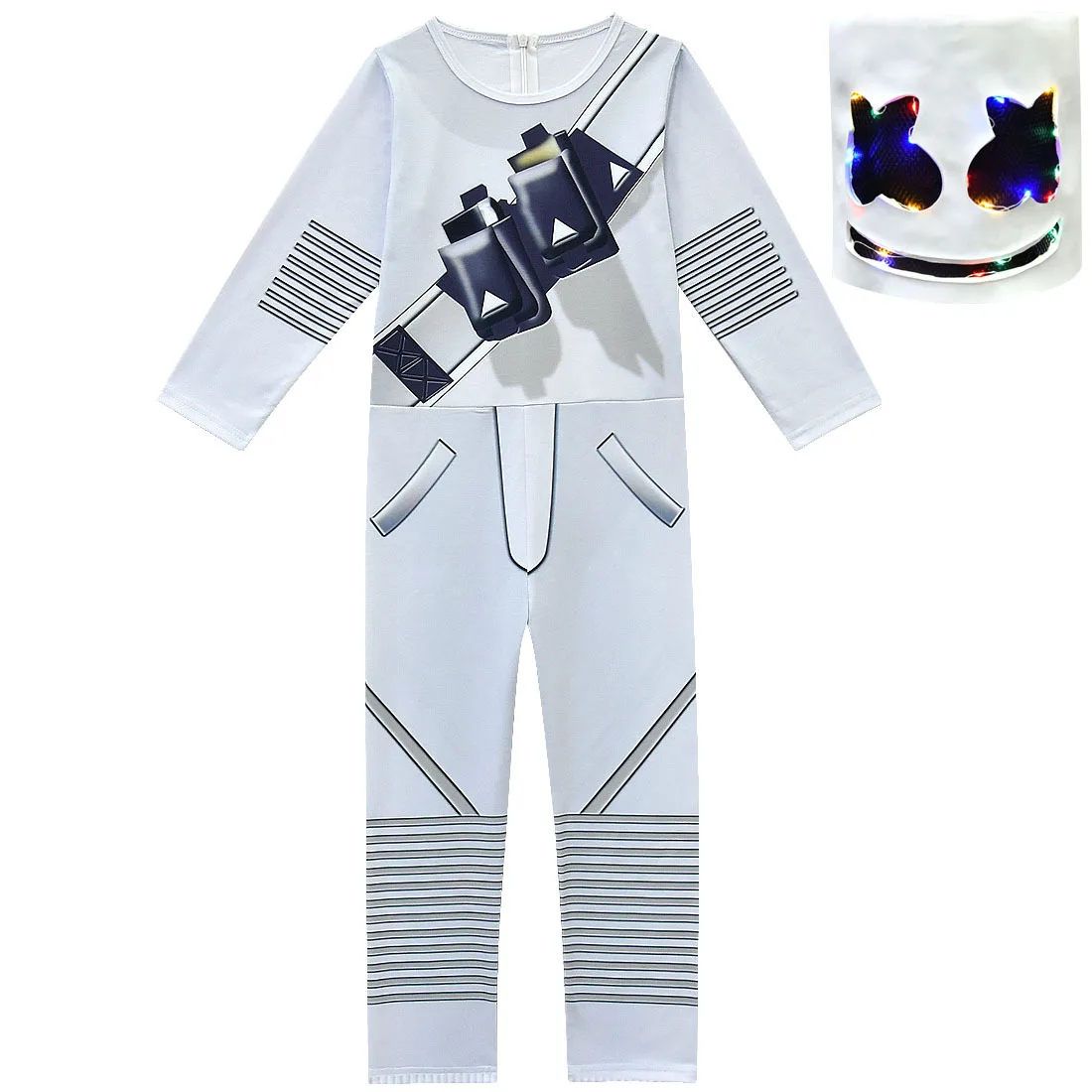 Костюм на Хэллоуин для детей ДиДжея Маршмелло в стиле карнавала и косплея.