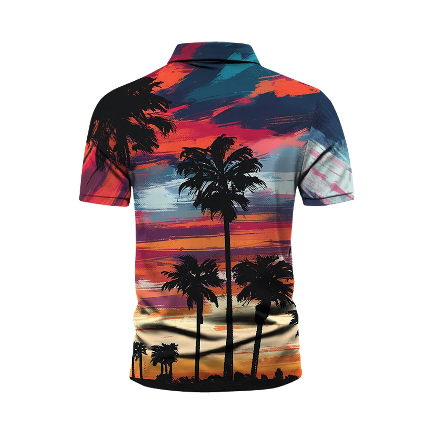 Рубашка-поло мужская женская летняя дышащая с коротким рукавом в стиле хип-хоп