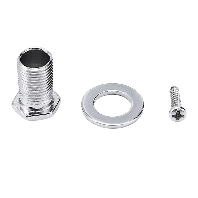 6 stücke chrome gitarre locking tuners elektrische gitarre mechaniken mechaniken metall lock silber gitarre tuning pegs schraube muttern set free