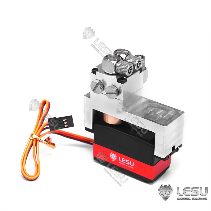 Online LESU 1CH Richtungs Ventil Servo Für 1/14 RC Hydraulische Dumper Lkw Loader Bagger TAMIYA Modell DIY Auto