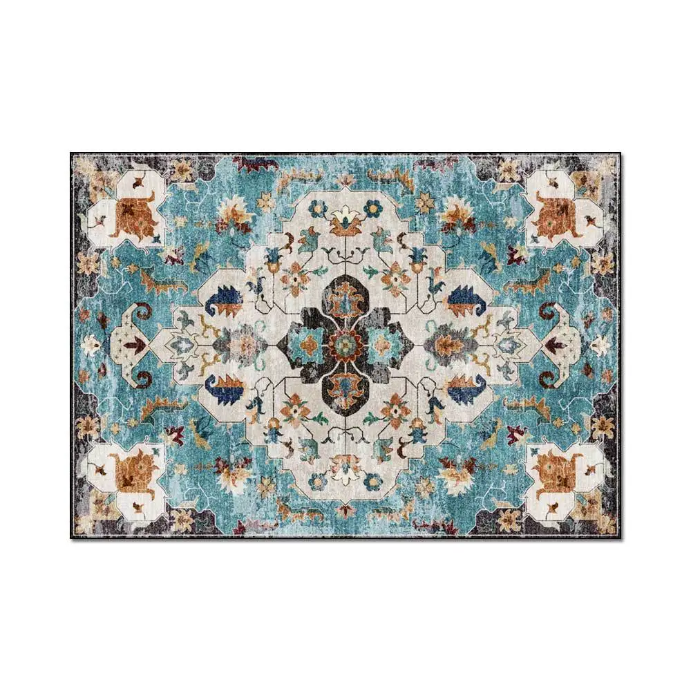 Винтажные персидские ковры с цветочным рисунком для гостиной этнический коврик