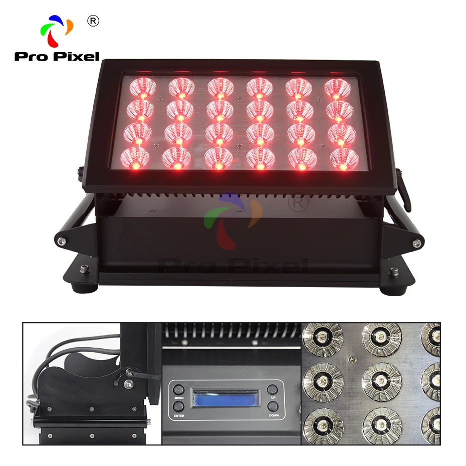 4 шт. водонепроницаемые чехсветодиодный для диджесветильник 24 х10 Вт | Лампы и