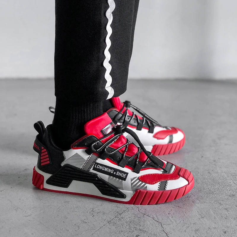 

2021 Men's Shoes High Quality Shoes for Men New Cool Breathable Non-slip Athletic Leisure Shoes Flat Korean Trendy Shoes Sport