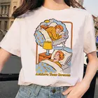 Дьявола смерти страшный злой Дьявол Футболка для женщин Harajuku футболка с изображением якоря в стиле 90-х Ulzzang Femme футболки Модная Футболка