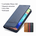 Магнитный чехол для Samsung Galaxy M62, M02, M42 5G, M01 Core, M11, M40s, M30s, M31, M21, кожаный