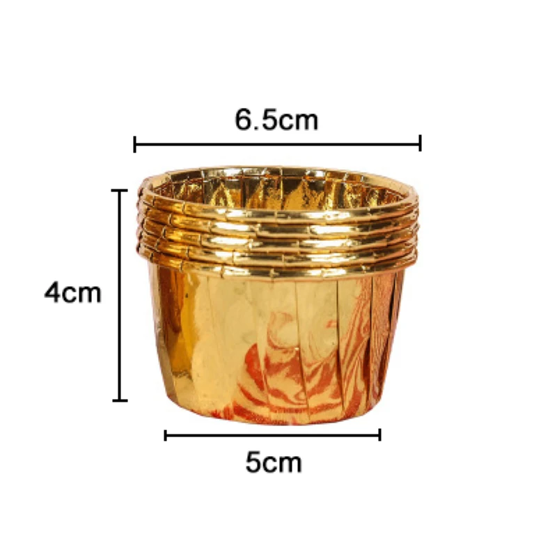 50 шт. разноцветные чехлы для кексов |
