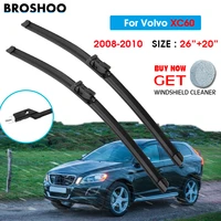 car wiper blade for volvo xc60 2620 2008 2010 auto windscreen windshield wipers blades window wash fit push button arm