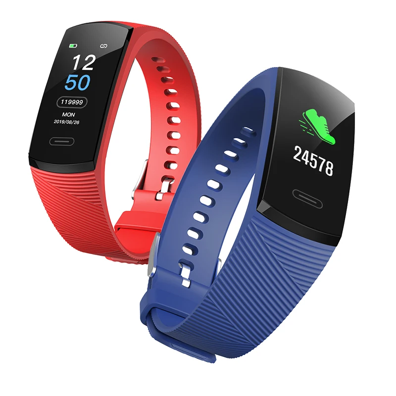 Водонепроницаемый Фитнес браслет с измерением пульса и давления|Смарт-браслеты|