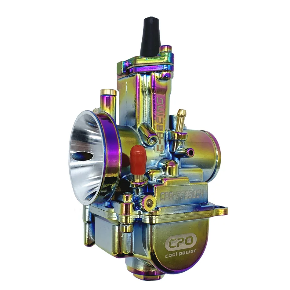 Универсальный мотоциклетный карбюратор многоцветный 28 30 32 34 мм с Power Jet irt Bike 4T PWK