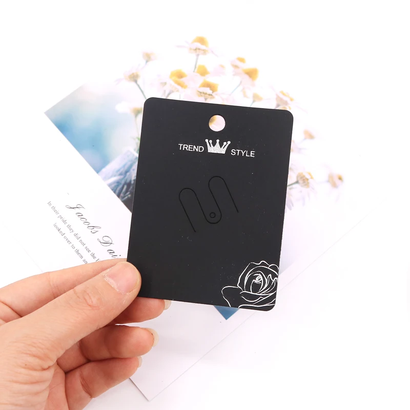 Трендовые аксессуары для волос черные бумажные броши и заколки держатели