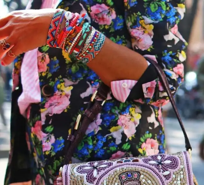 Яркая плетеная нить в бразильском стиле для серфинга 1 шт.|Браслеты с шармами| |