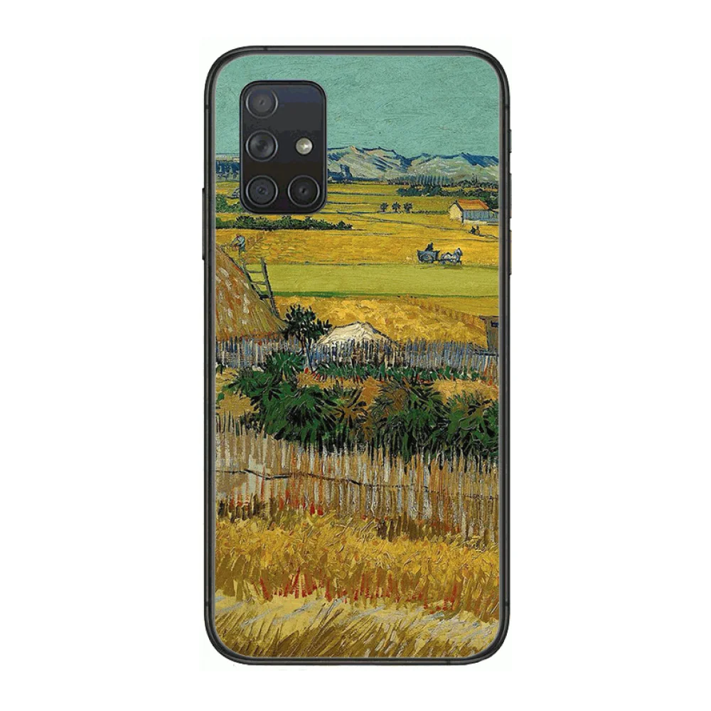 

Van Gogh Oil Painting Phone Case Hull For Samsung Galaxy A 50 51 20 71 70 40 30 10 E 4G 5G S Black Shell Art Cell Cover