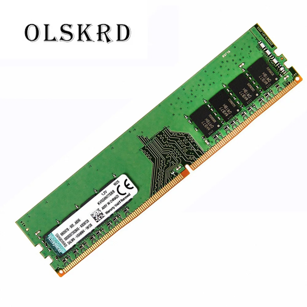

Модуль ОЗУ Kingston ddr4, 4/8 ГБ, 2400/2666 МГц, 1,2 в, 16 ГБ