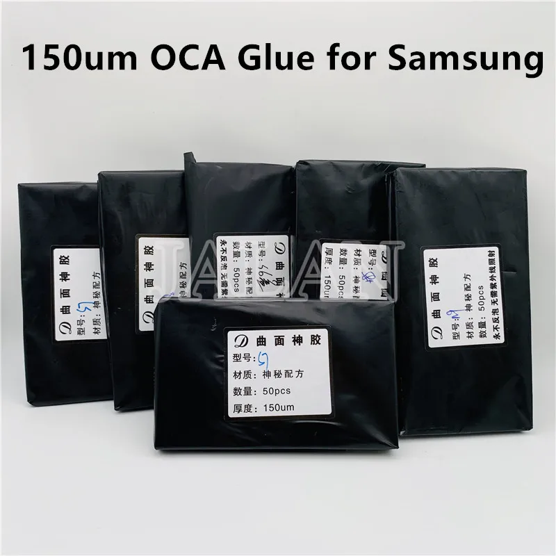 150um Hybrid OCA пленка S7 s8 s9 plus Note 8 9 10 + S10 5g изогнутый ЖК экран стекло oca ламинирование