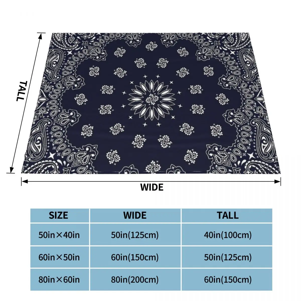 Bandana-Manta azul marino para cama, edredones a cuadros para sof&aacute;, manta de verano para camas-3