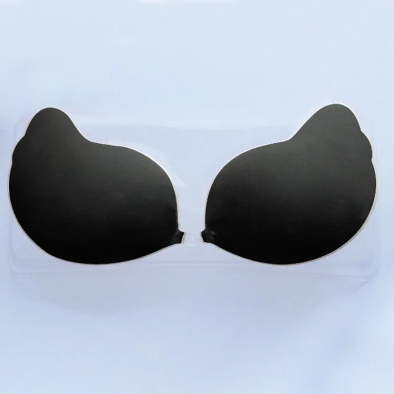 Self-adhesive Sexy Invisible Silicone strapless bra for girls free shipping 60 pcs/lot 166.3 USD