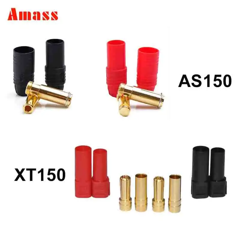 Разъем Amass AS150 7 мм XT150 6 разъем банановый с защитой от искр позолоченный штекер