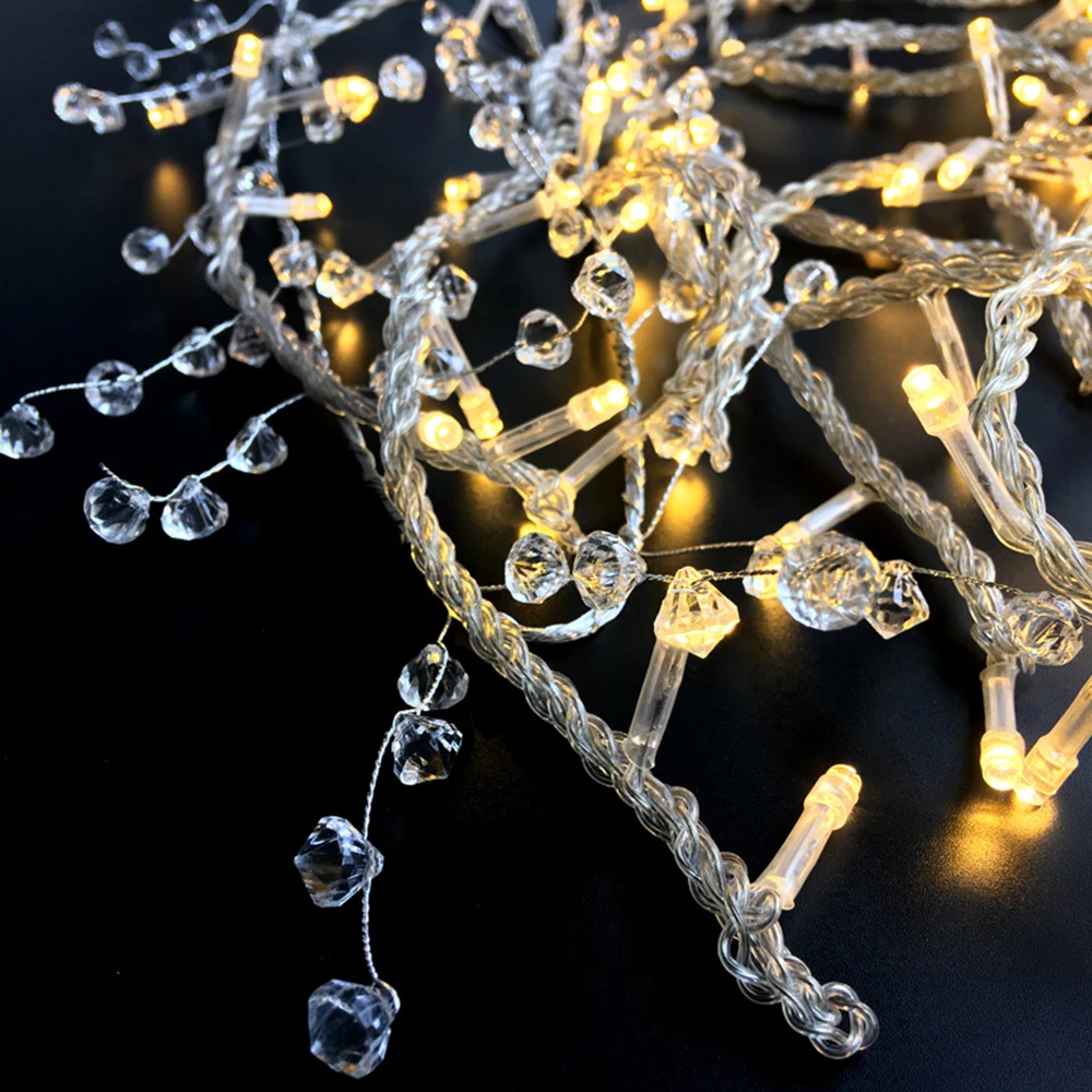 120 см acryl Kristal Kralen Gordijn Garland Bruiloft Decoraties Tak String acryl Draad Kraal Shimmer свадебные принадлежности для вечеринок