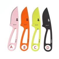 4 styles one piece structure fixed blade straight knifes hunt survive jungle knife pocket knives abs sheath hike edc tools