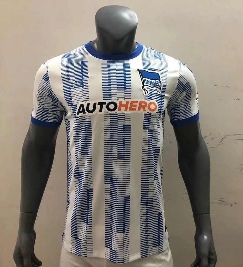 

Тайская футбольная Джерси 2021 22 Hertha BSC Maillot de pie PIATEK CUNHA GUENDOUZI Берлинская Мужская футболка