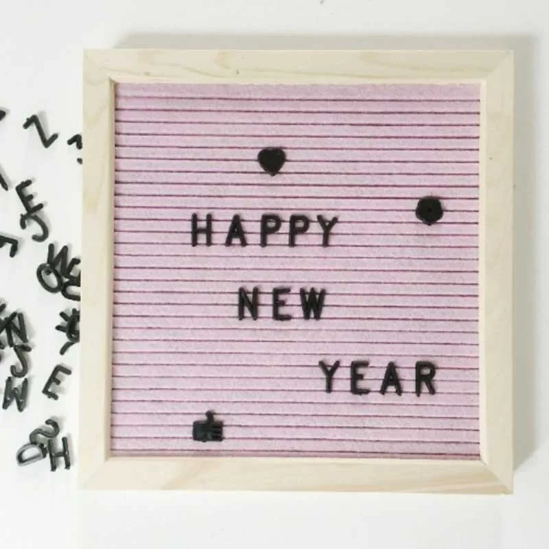 Войлочная доска с надписью деревянная рамка сменные символы цифры персонажи для