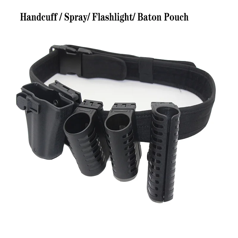 Военный чехол для фонарика дубинка держатель кобура наручников перец спрей со