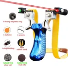 Стальные шарики, игрушка большой мощности, искусственная высокоточная Рогатка из плоской кожи, Профессиональный быстрый лук, специальное предложение для улицы