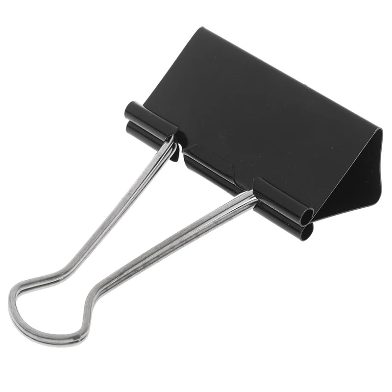 

6Pcs Metal Binder Clips Paper Clip 51mm Office Learning Supplies Office Stationery Binding Supplies Files Documents clips