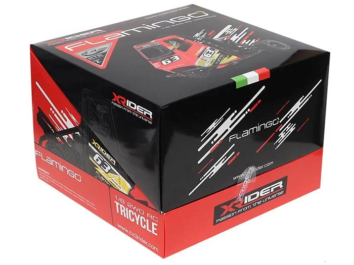 Забавный RC X-Rider Фламинго 1/8 2,4G 2WD Rc автомобиль электрический трицикл мотоцикл трицикл RTR дрейф