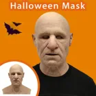 Косплей старик страшная Маска Из Латекса страшная полная голова Хэллоуин ужас забавная косплей маска для вечеринки старик женщина голова шлем настоящие маски