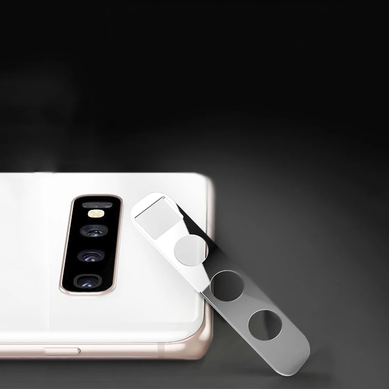 Полное покрытие для Samsung S10 Plus + задняя камера металлическая защита круг протектор
