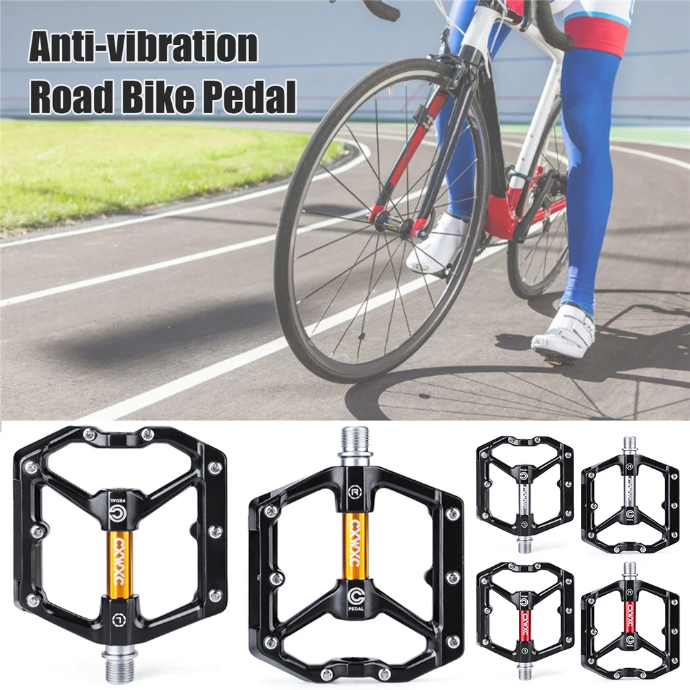 

Seal Bearings Bicycle Bike Pedals Accessories Cycling MTB Road Bike Pedals Bike Pedals Bicycle Aluminum Alloy Wide Flat Platform