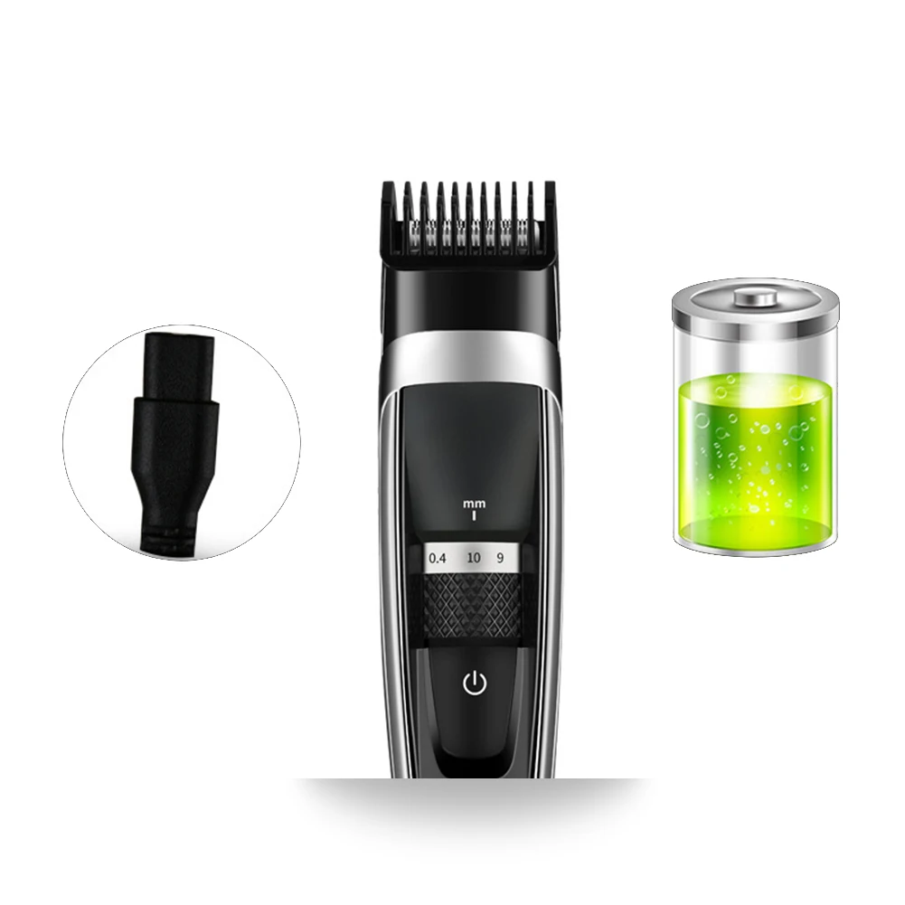 

Men USB Rechargeable Electric Haircut Hair Clipper Trimmer Beard Shaver Razor