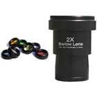 1 комплект цветных фильтров 1,25 дюйма, резьба и 1 шт., 1,25 дюйма, 2X линзы Барлоу, полностью Металлическая FMC зеленая пленка с резьбой M42