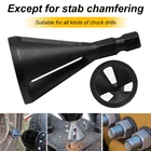 Инструмент для снятия заусенцев с внешней фаски для электрической отвертки Makita, высокопрочные сверла CR12MOV из стали с шестигранным хвостовиком для снятия заусенцев, инструменты