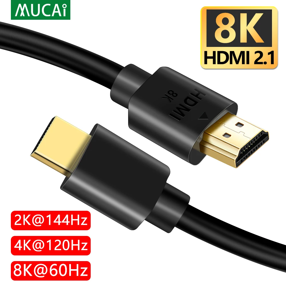 

8K HDMI Cable HDMI 2.1 Wire for Xiaomi Xbox Serries X PS5 PS4 Chromebook Laptops 60HZ 120Hz HDMI Splitter Digital Cable Cord 4K