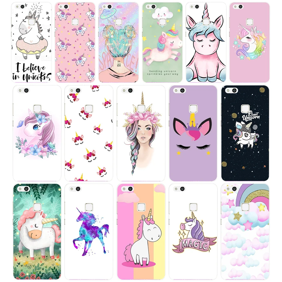 137FG Fat Unicorn On Rainbo Мягкий силиконовый чехол из ТПУ для Honor 9 10 huawei p10 lite y6 prime 2018 mate play p
