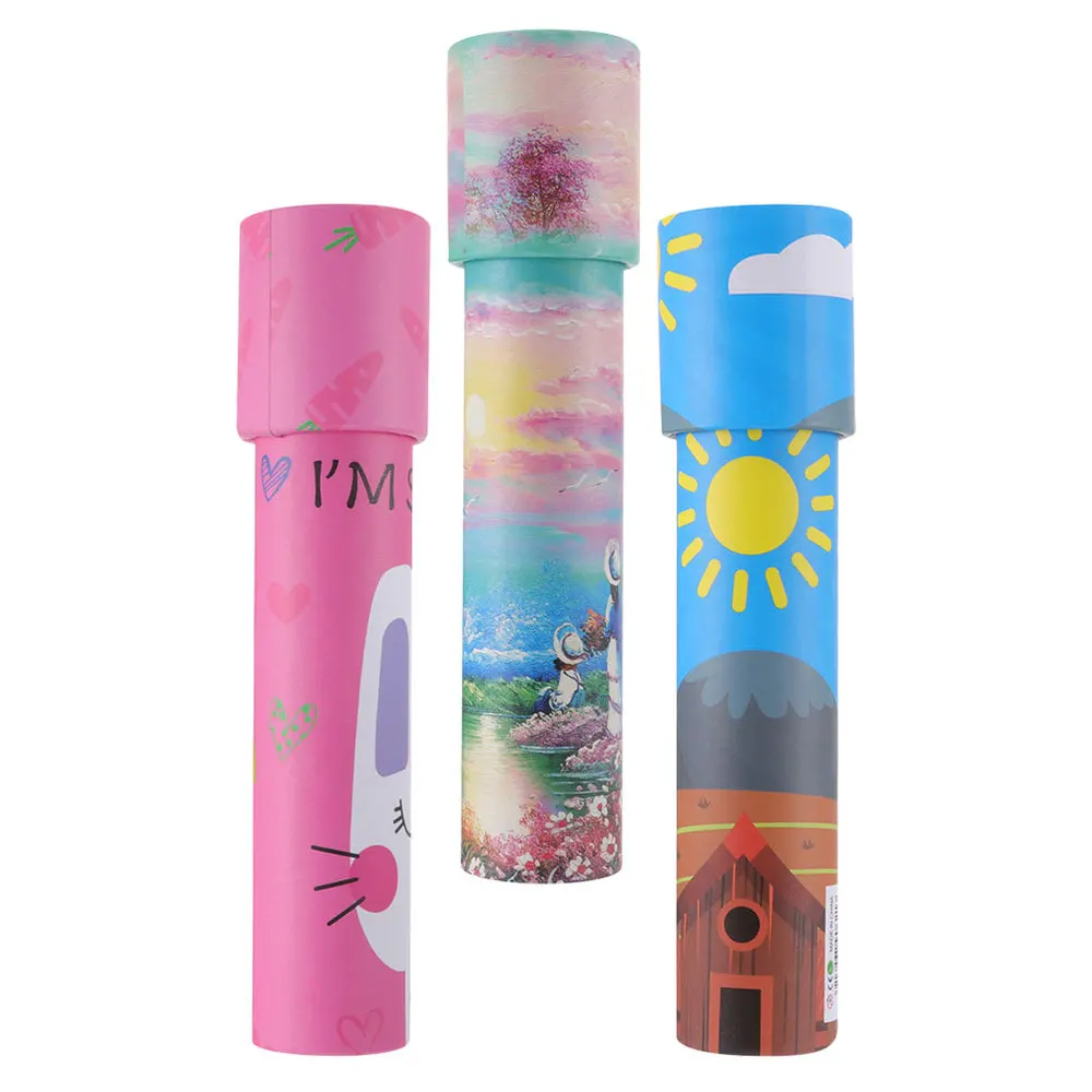 

3pcs Kaleidoscope Rotating Rotation Fancy World Baby Toys Children Educational Toys