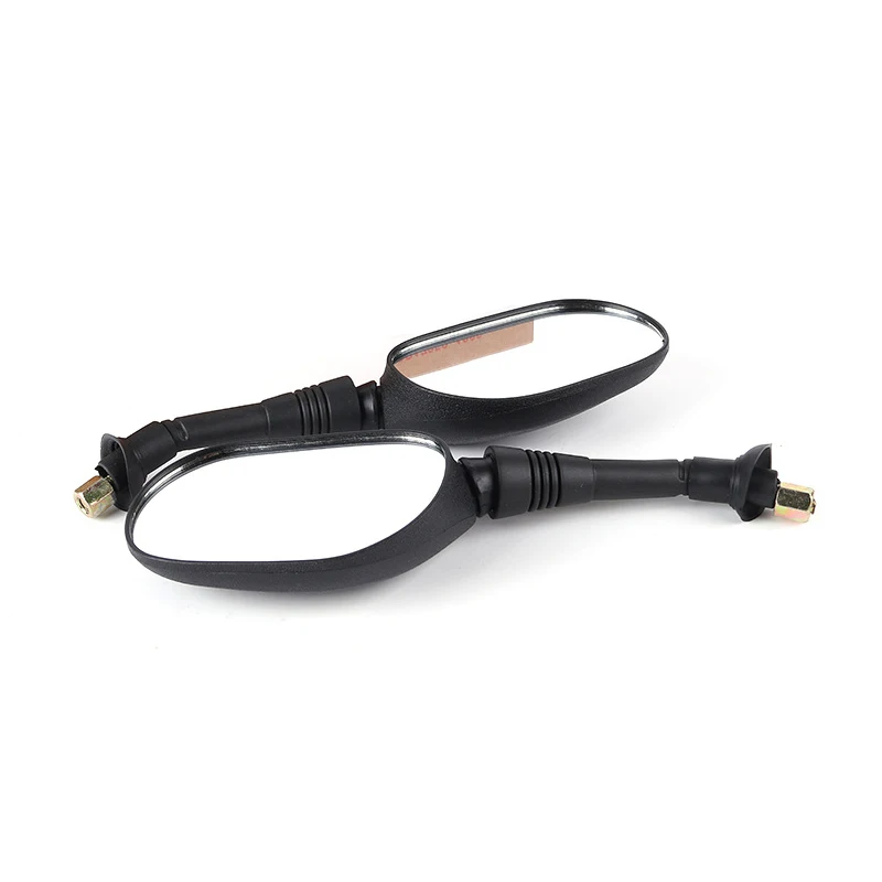 Одна пара 8 мм мотоциклетные зеркала заднего вида боковые для скутера черные yamaha