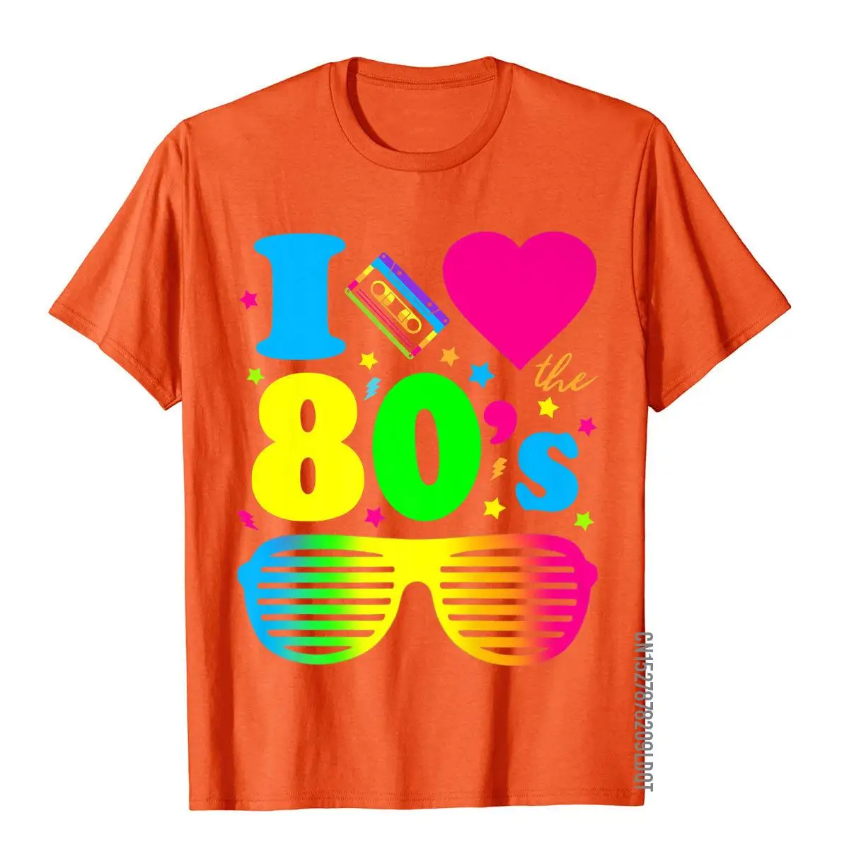 Мужская футболка с надписью I Love The 80s |
