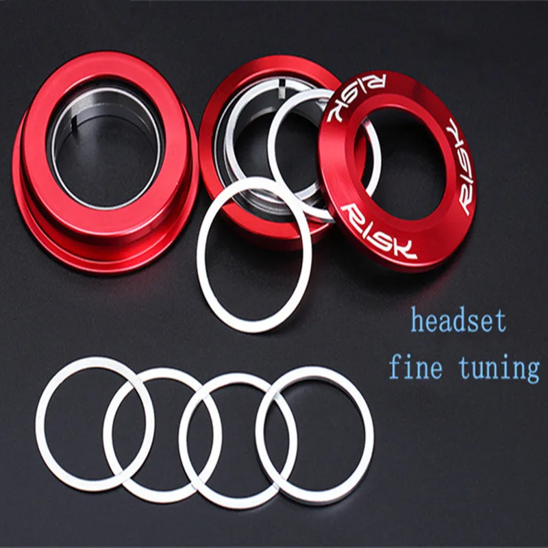 6 шт. алюминиевые прокладки для передней вилки велосипеда 0 3/1/2/3 мм | Спорт и